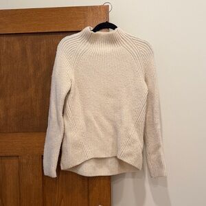 Madewell Cream Turtleneck Sweater